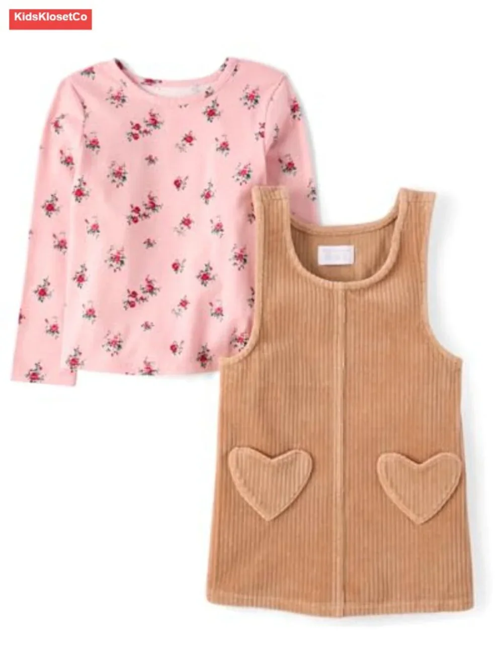 Toddler Long Sleeve Top and Skirtall Dress Set